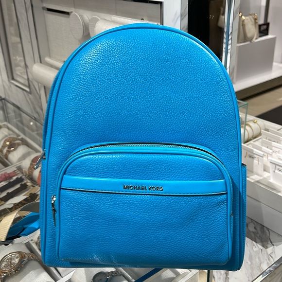 Michael Kors Bex Medium Pebbled Leather Backpack
COLOR SANTORINI BLUE
NWT - Picture 1 of 16